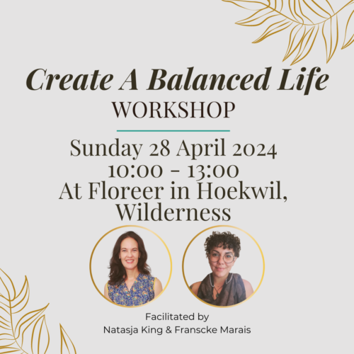 workshop,regain balance in life
