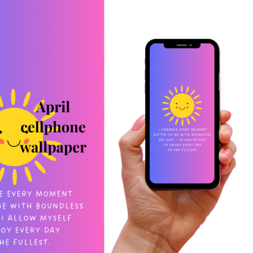 April cellphone wallpaper English