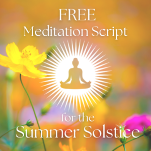 Golden sunlight over blooming summer meadow symbolising solar plexus energy and personal power